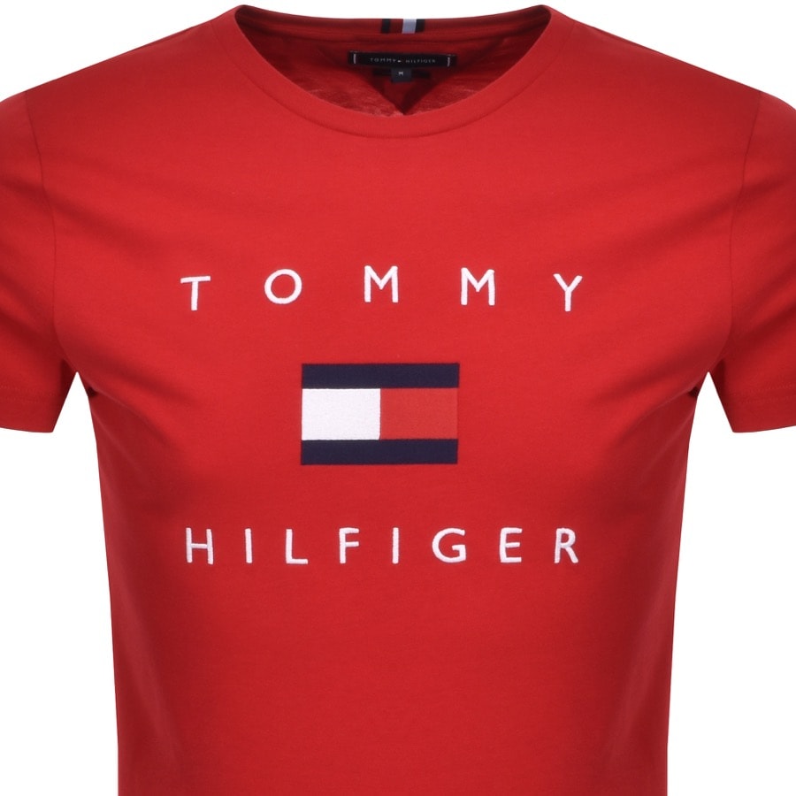 Alternative Image for ProductTommy Hilfiger Flag T Shirt Red2